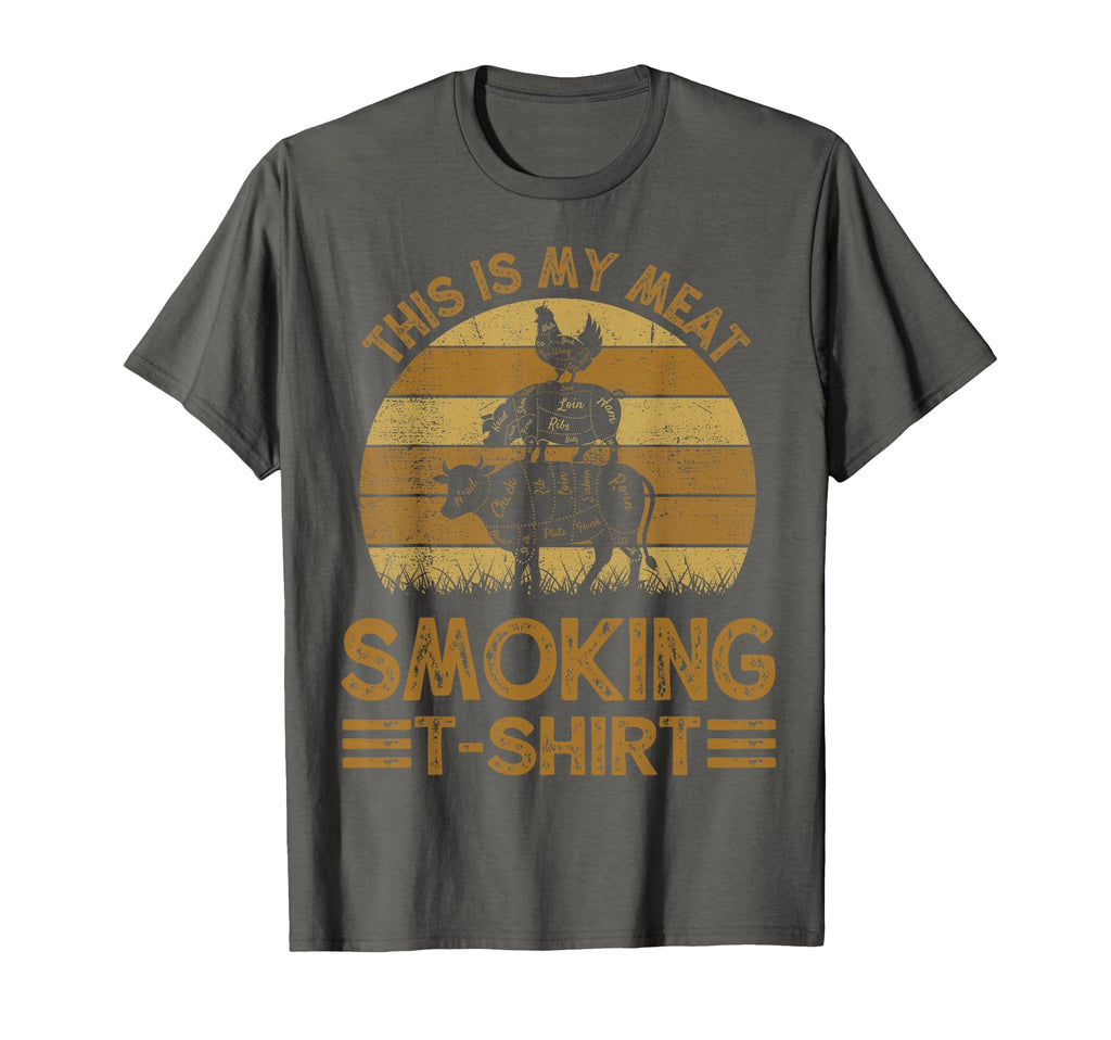 Funny This Is My Meat Smoking Bbq Dad T-Shirt - Streetwear Style Unisex - T-Shirt, Sweatshirt, Hoodie