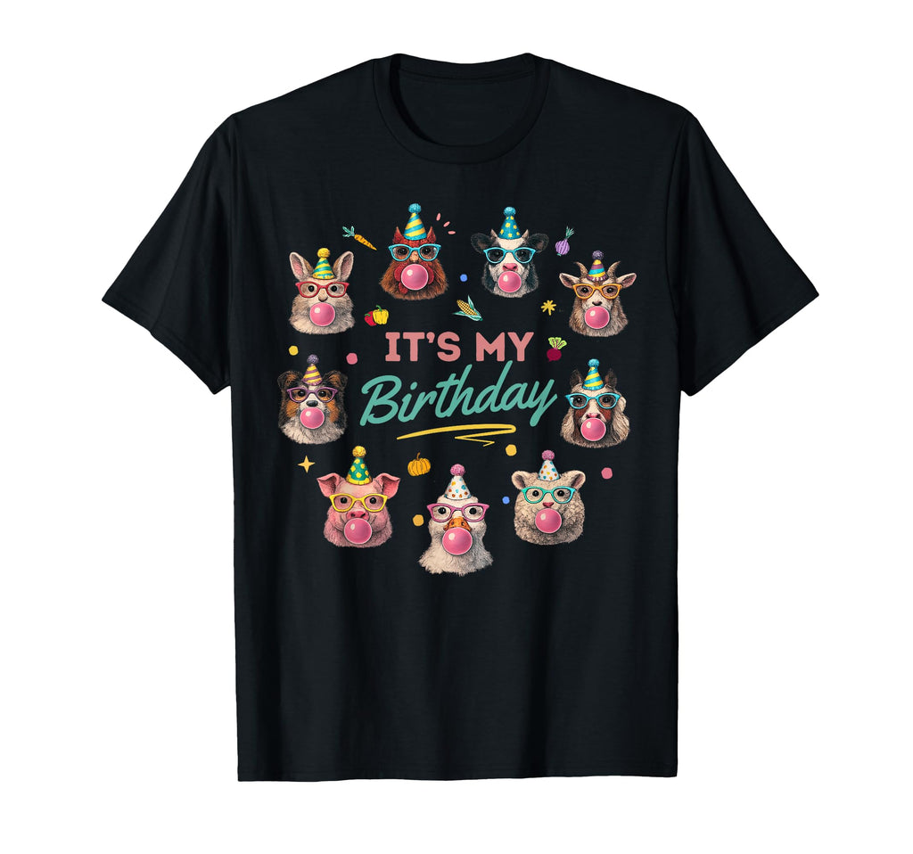 Farm Animal Birthday Matching Family Hoodie - Casual Everyday Wear Unisex - T-Shirt, Sweatshirt, Hoodie