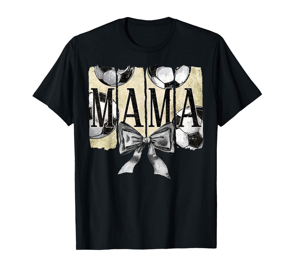 Soccer Coquette Mama Game Day Soccer T-Shirt - Novelty Apparel Unisex - T-Shirt, Sweatshirt, Hoodie