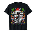 July Santa Hat Summer Beach T-Shirt - Casual Everyday Wear for Adults - T-Shirt, Sweatshirt, Hoodie