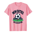 Mom Duties Soccer Game Day T-Shirt - Custom Art Print Men Women - T-Shirt, Sweatshirt, Hoodie