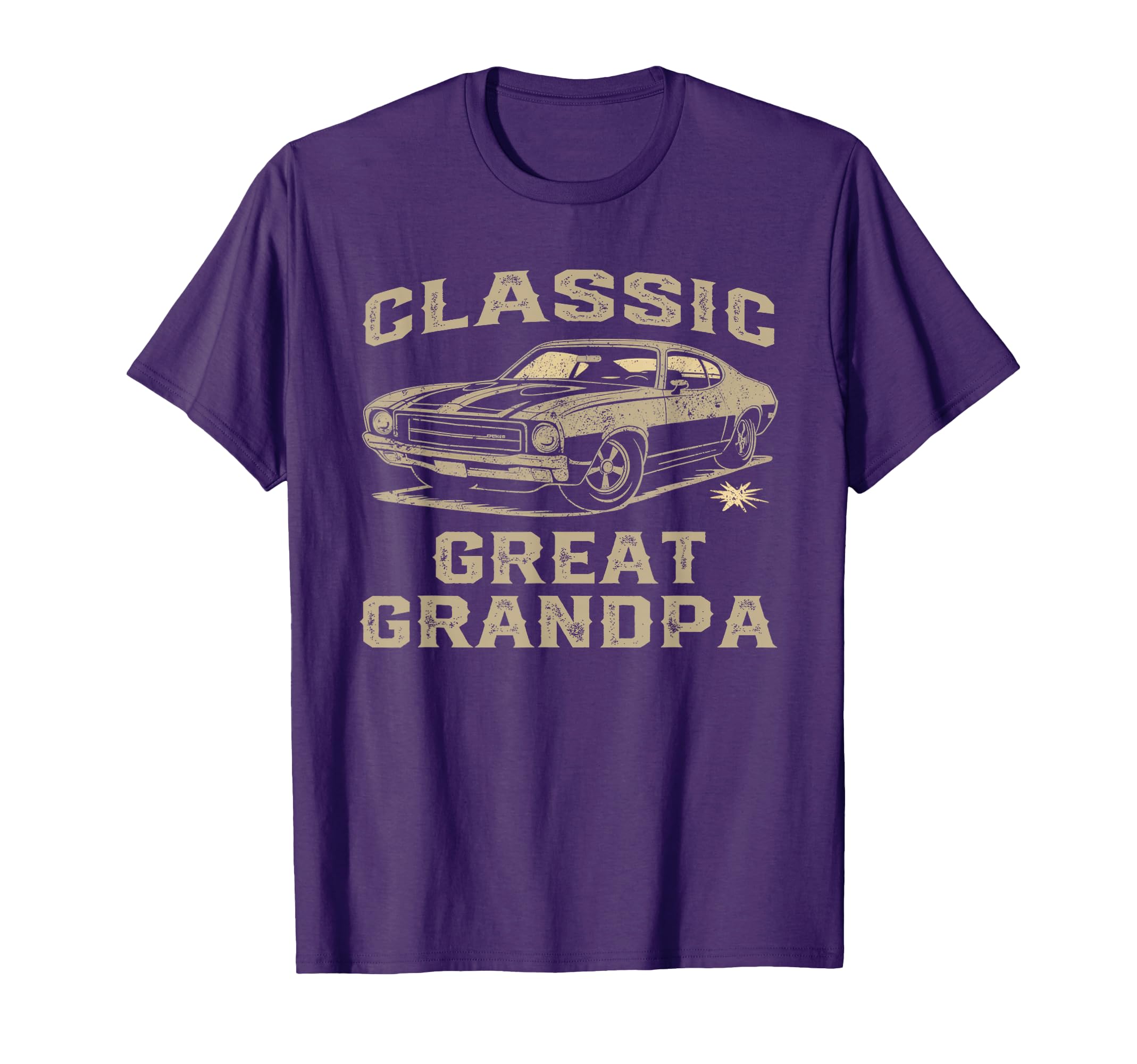 Funny Great Grandpa Car Great Grandpa T-Shirt - Trendy Graphic for Adults - T-Shirt, Sweatshirt, Hoodie