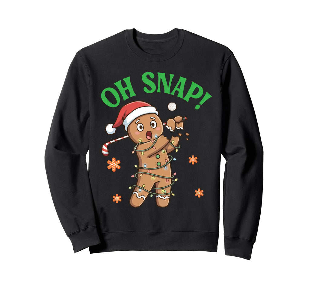 Funny Gingerbread Golf Cookie Oh Sweatshirt - Aesthetic Graphic Unisex - T-Shirt, Sweatshirt, Hoodie