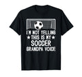 Soccer Grandpa Voice Grandpa Soccer T-Shirt - Aesthetic Graphic Men Women - T-Shirt, Sweatshirt, Hoodie