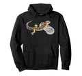Leopard Gecko Playing Video Game Lizard Hoodie - Trendy Graphic Men Women - T-Shirt, Sweatshirt, Hoodie