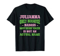 Badass Julianna Name Unique Nickname T-Shirt - Custom Art Print Unisex - T-Shirt, Sweatshirt, Hoodie