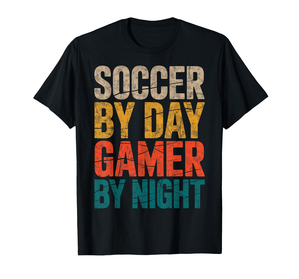 Soccer Day Gamer Night Video Game T-Shirt - Graphic Print for Adults - T-Shirt, Sweatshirt, Hoodie