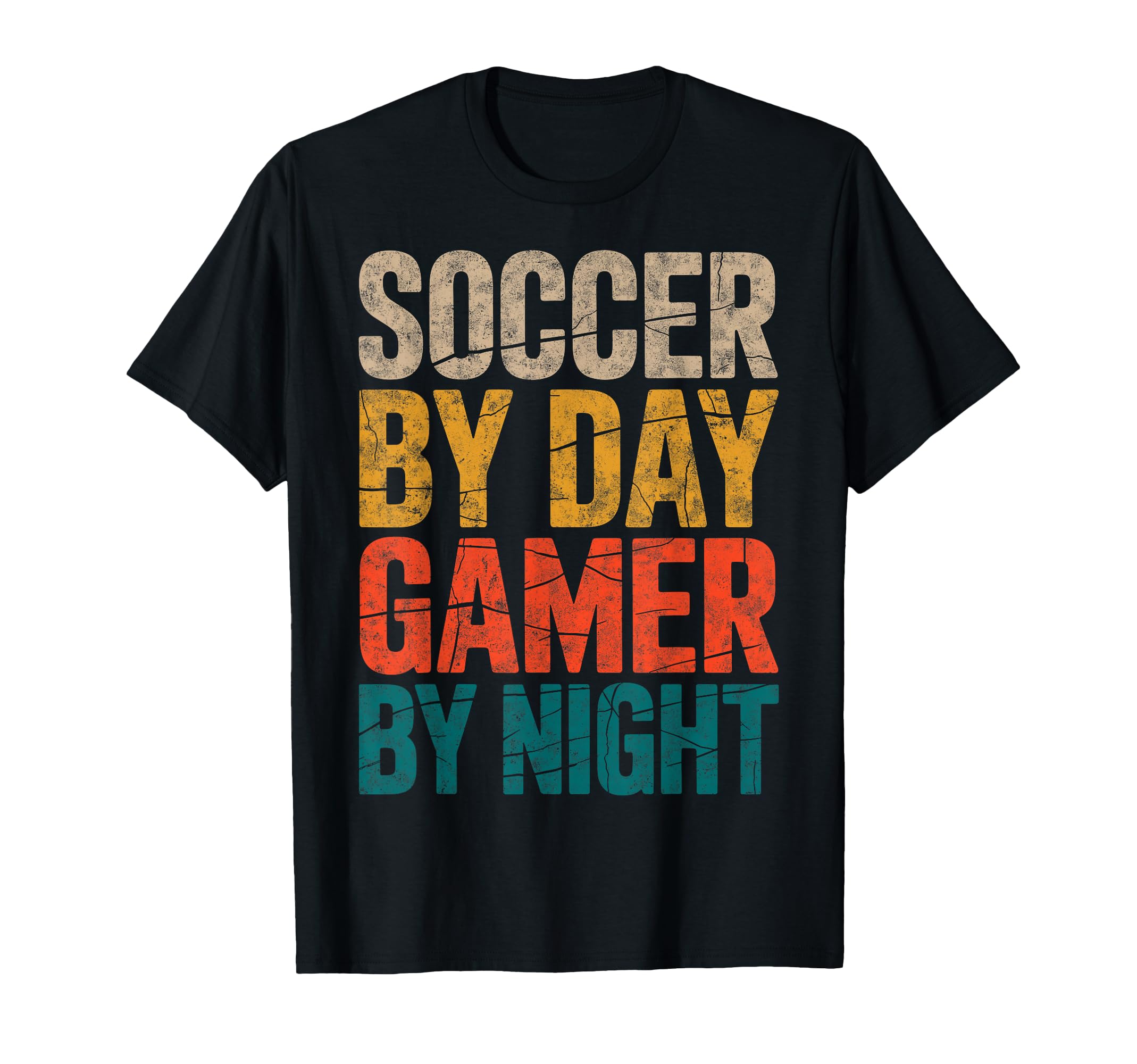 Soccer Day Gamer Night Video Game T-Shirt - Graphic Print for Adults - T-Shirt, Sweatshirt, Hoodie