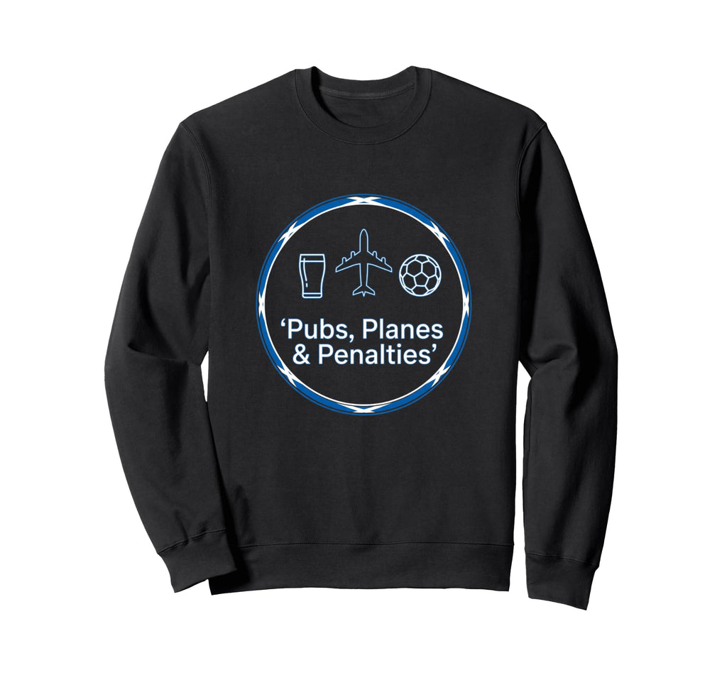 Pubs Planes Penalties Beer Travel Sweatshirt - Trendy Graphic Men Women - T-Shirt, Sweatshirt, Hoodie