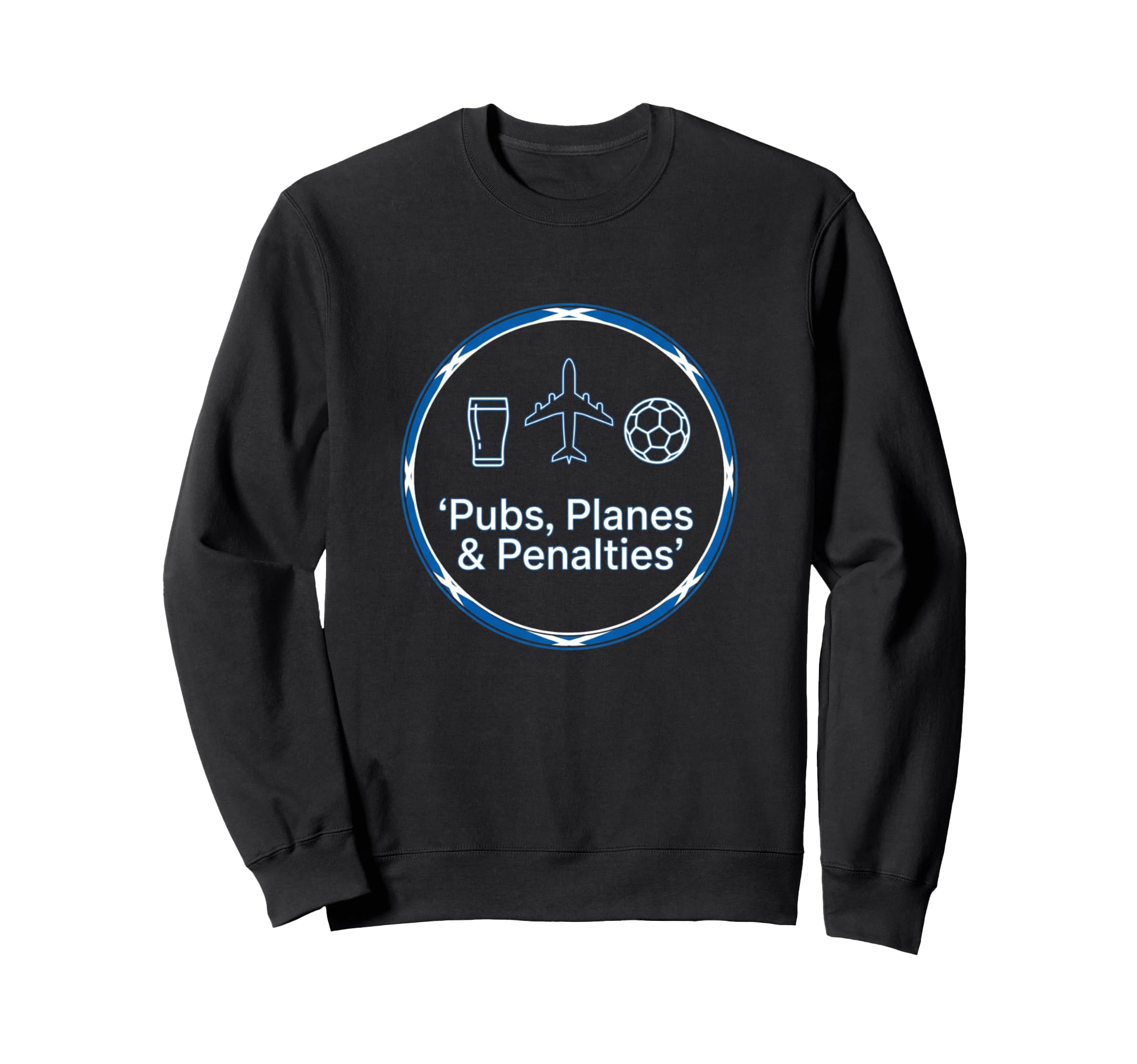 Pubs Planes Penalties Beer Travel Sweatshirt - Trendy Graphic Men Women - T-Shirt, Sweatshirt, Hoodie