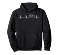 Cycling Heartbeat Bicycle Love Biking Hoodie - Trendy Graphic Men Women - T-Shirt, Sweatshirt, Hoodie
