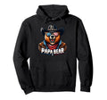 Papa Bear Gifts Funny Birthday Fun Gift Hoodie - Unique Graphic for Adults - T-Shirt, Sweatshirt, Hoodie