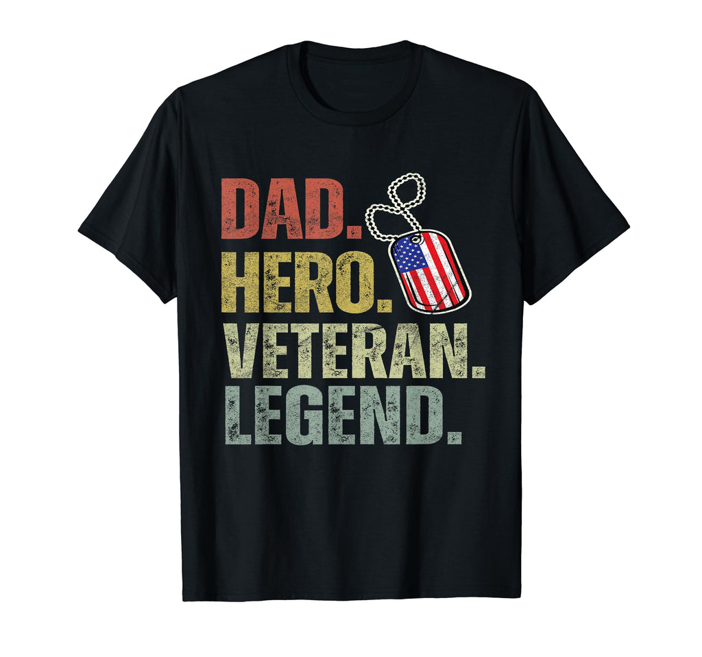 Veteran Dad Gifts Veteran Dad Birthday Gift Hoodie - Graphic Print Unisex - T-Shirt, Sweatshirt, Hoodie