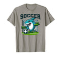 Soccer Shark Playing Soccer T-Shirt - Trendy Graphic Men Women - T-Shirt, Sweatshirt, Hoodie