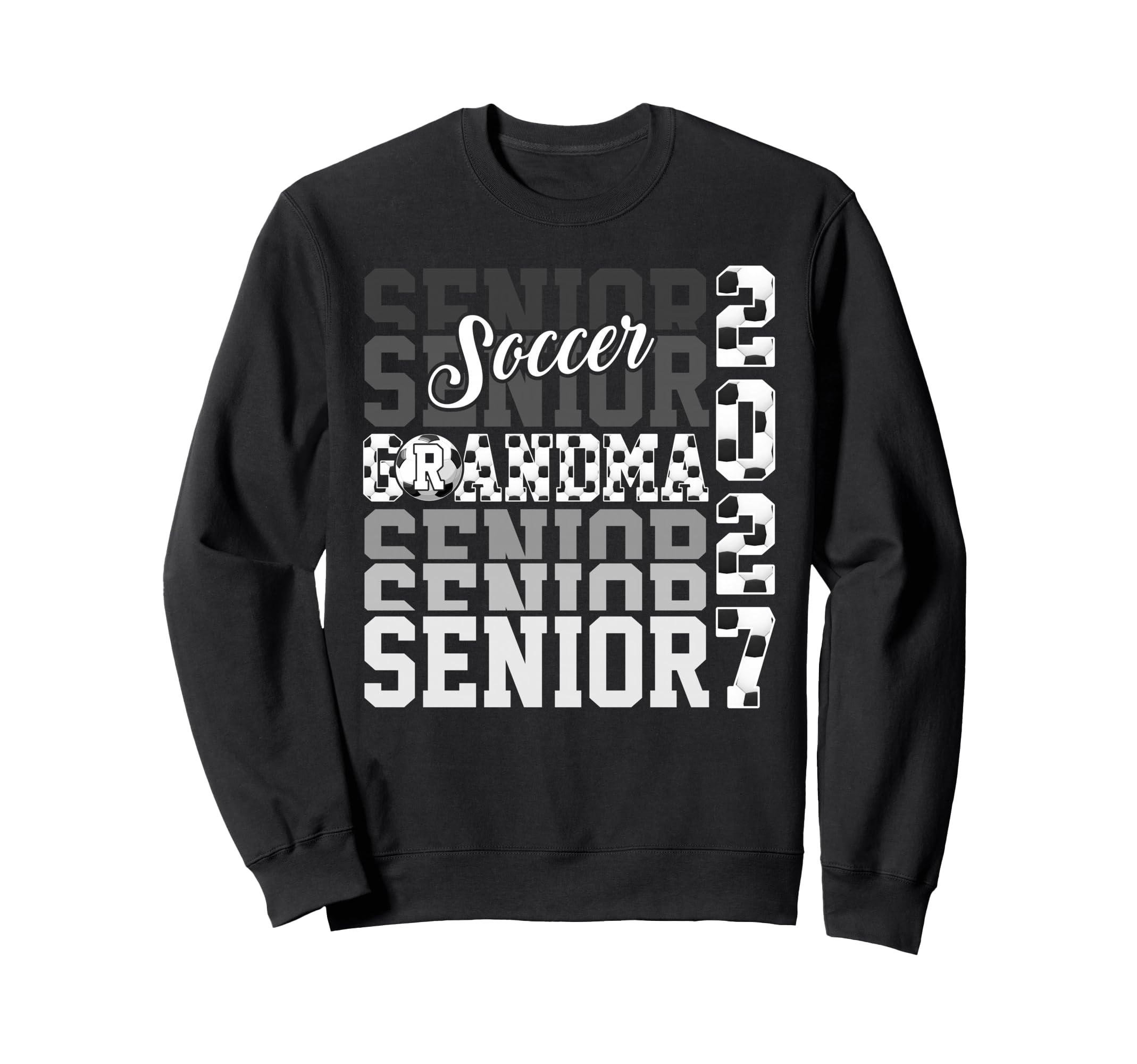 Senior 2027 Soccer Grandma Proud Sweatshirt - Aesthetic Graphic Unisex - T-Shirt, Sweatshirt, Hoodie