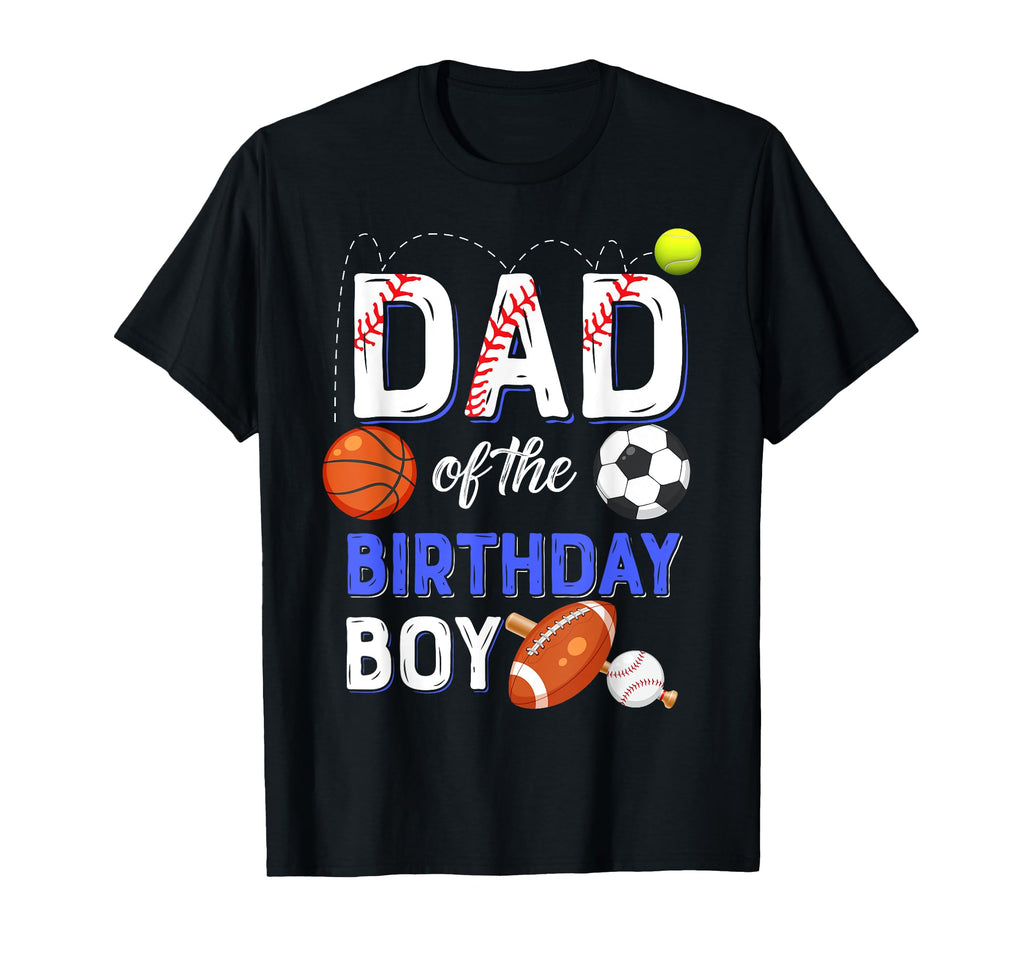 Dad Birthday Sports 1St Family Matching T-Shirt - Graphic Print for Adults - T-Shirt, Sweatshirt, Hoodie