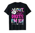 Peace Out Single Digits Im 10 Year Old T-Shirt - Graphic Print for Adults - T-Shirt, Sweatshirt, Hoodie