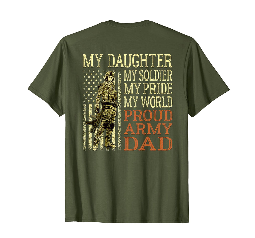 My Daughter My Soldier My Pride My World T-Shirt - Minimalist Print Unisex - T-Shirt, Sweatshirt, Hoodie