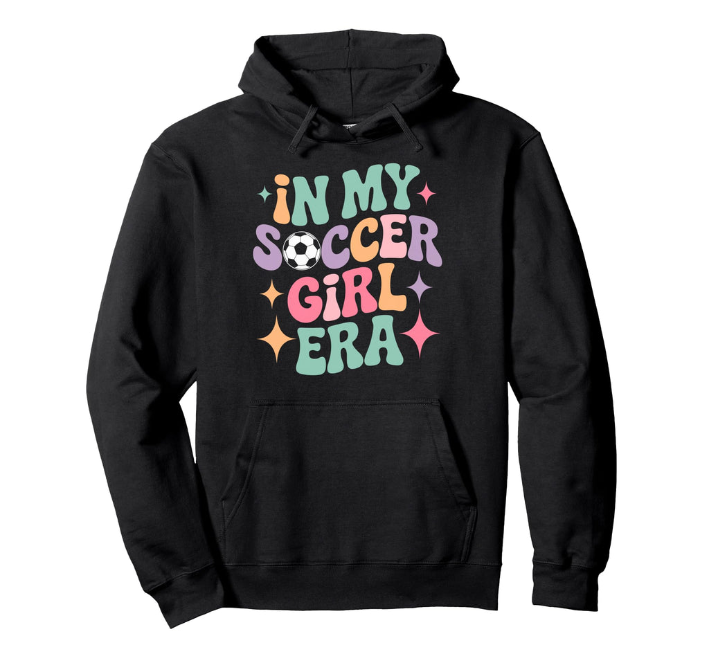 My Soccer Era Groovy Football Player Hoodie - Custom Art Print Men Women - T-Shirt, Sweatshirt, Hoodie