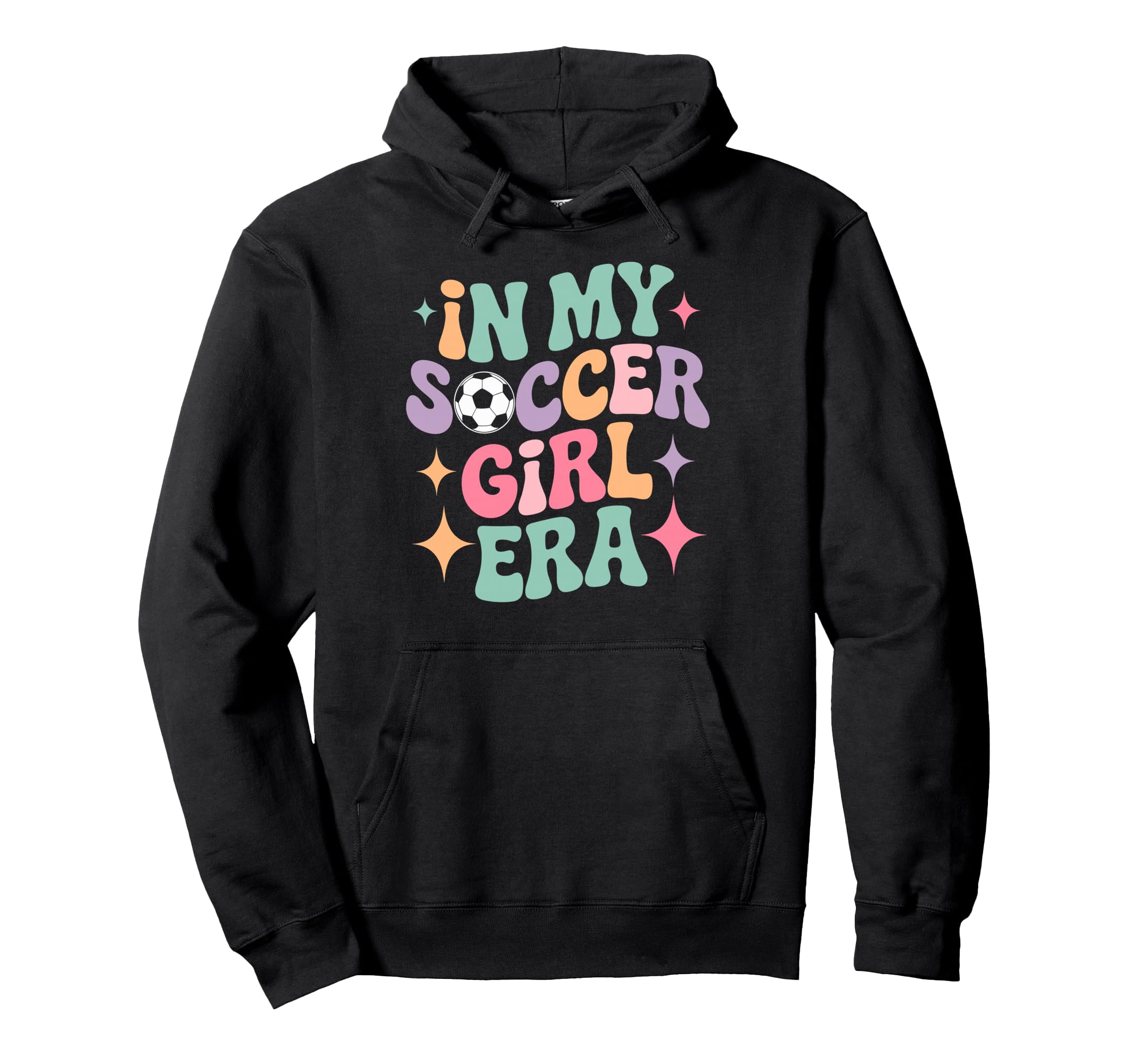 My Soccer Era Groovy Football Player Hoodie - Custom Art Print Men Women - T-Shirt, Sweatshirt, Hoodie