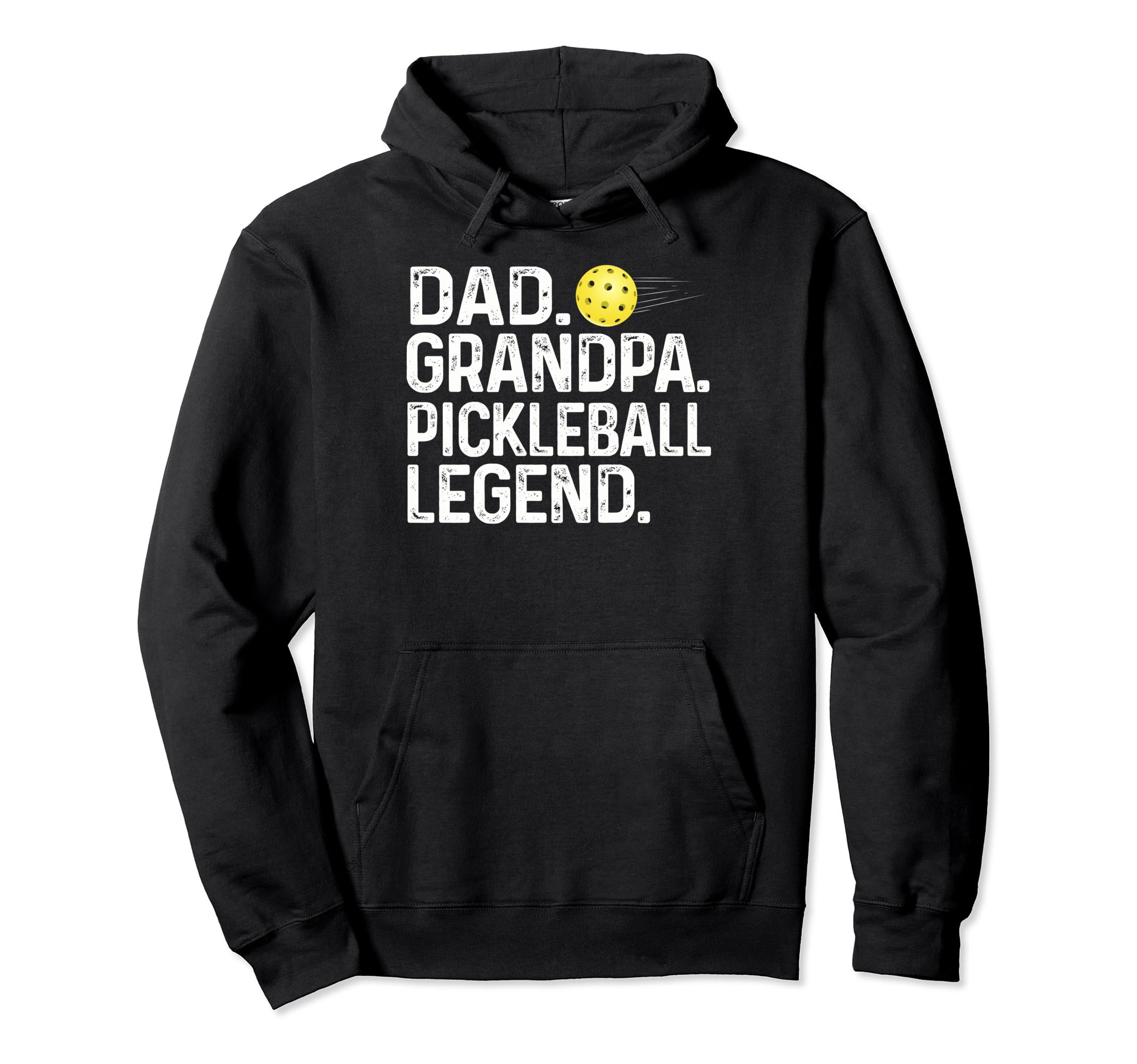 Dad Grandpa Pickleball Legend Player Hoodie - Graphic Print for Adults - T-Shirt, Sweatshirt, Hoodie
