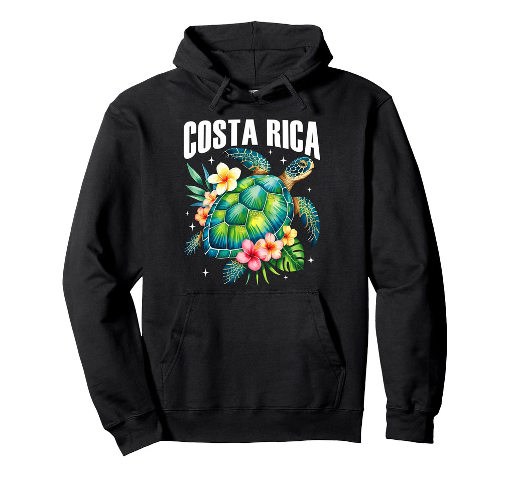 Costa Rica Sea Turtle Tropical Beach Hoodie - Streetwear Style Unisex - T-Shirt, Sweatshirt, Hoodie