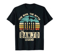 Myth Legend Dad Banjo T-Shirt - Minimalist Print for Adults - T-Shirt, Sweatshirt, Hoodie