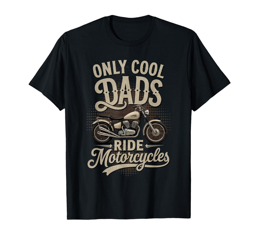 Dad Biker Funny Motorcycle Rider T-Shirt - Custom Art Print Men Women - T-Shirt, Sweatshirt, Hoodie