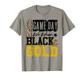 Gameday Football We Wear Black And T-Shirt - Fun Novelty Design Unisex - T-Shirt, Sweatshirt, Hoodie