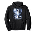 Bearded Collie Howling To Moon 90S Hoodie - Casual Everyday Wear Men Women - T-Shirt, Sweatshirt, Hoodie