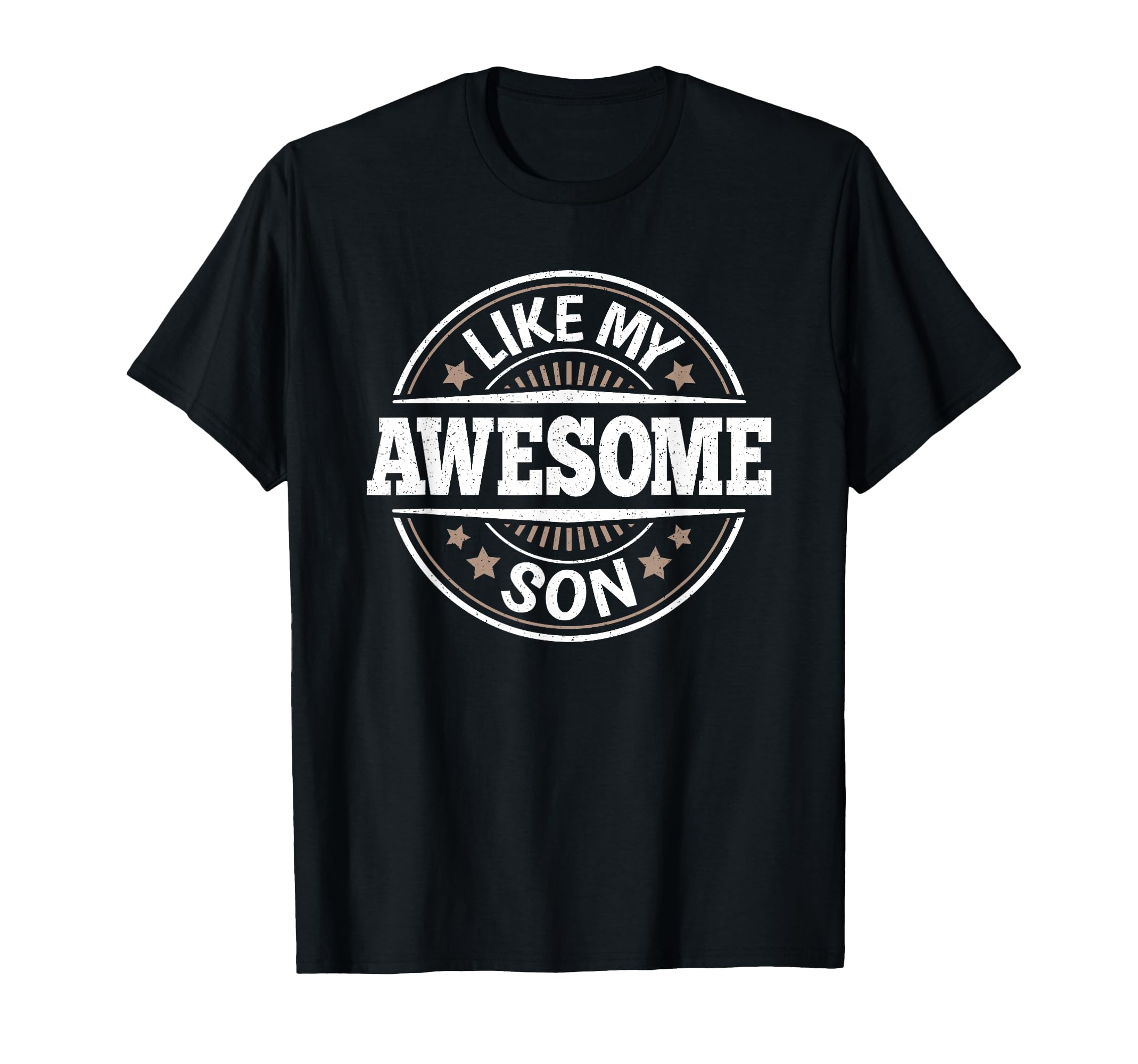Awesome Like My Son Papa Dad Son Fathers Day T-Shirt - Graphic Print Unisex - T-Shirt, Sweatshirt, Hoodie