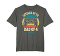 Leveled Up To Dad 4 Promoted To Daddy T-Shirt - Novelty Apparel for Adults - T-Shirt, Sweatshirt, Hoodie