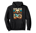 Papa Bear Funny Bears Animal Lover Dad Hoodie - Unique Graphic Men Women - T-Shirt, Sweatshirt, Hoodie