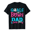 Gender Reveal Goals Or Bows Dad T-Shirt - Custom Art Print for Adults - T-Shirt, Sweatshirt, Hoodie