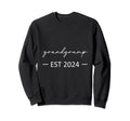 Grandgramp Est 2024 New Dad Dad Sweatshirt - Minimalist Print for Adults - T-Shirt, Sweatshirt, Hoodie
