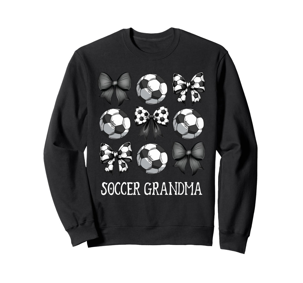 Coquette Bow Nana Granny Soccer Sweatshirt - Streetwear Style Men Women - T-Shirt, Sweatshirt, Hoodie