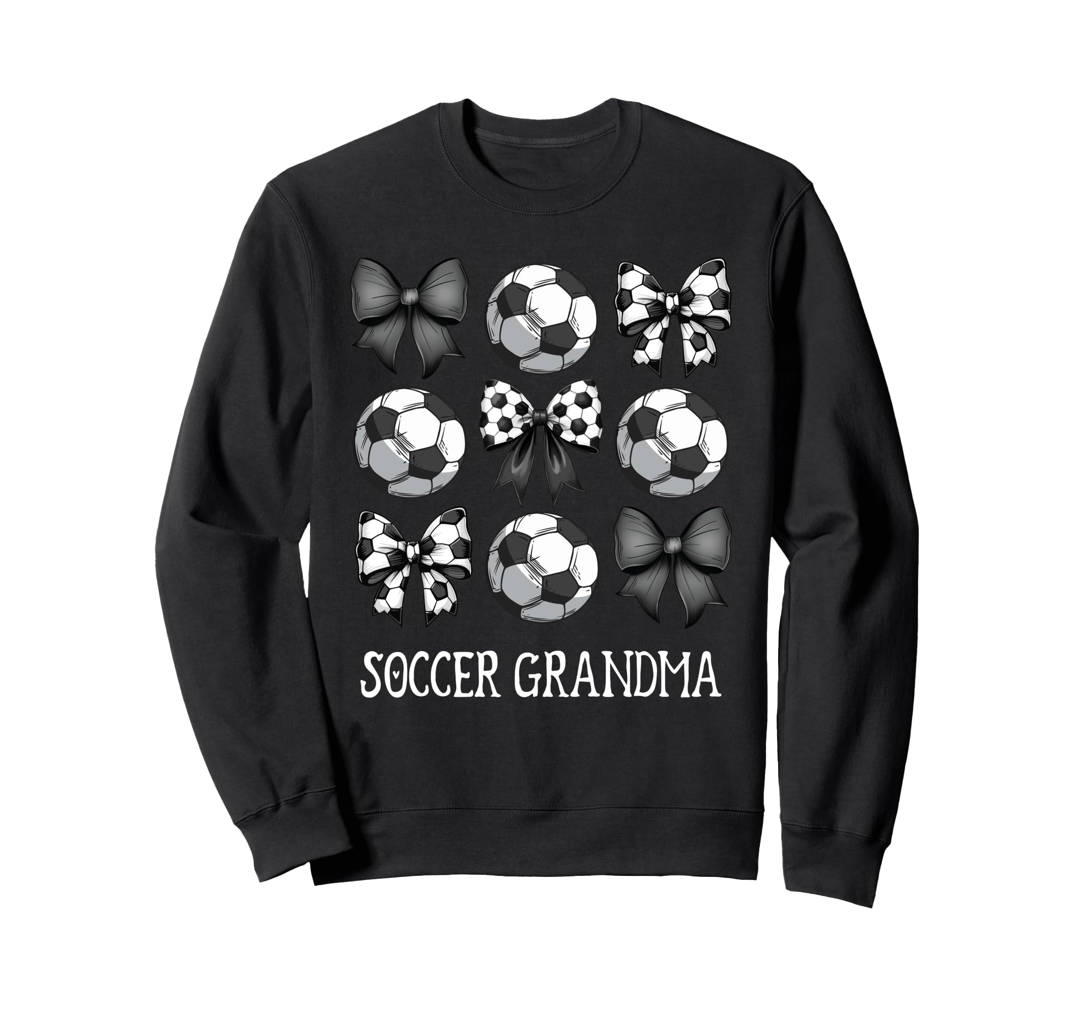 Coquette Bow Nana Granny Soccer Sweatshirt - Streetwear Style Men Women - T-Shirt, Sweatshirt, Hoodie