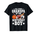 All Star Grandpa Birthday Basketball T-Shirt - Custom Art Print Unisex - T-Shirt, Sweatshirt, Hoodie