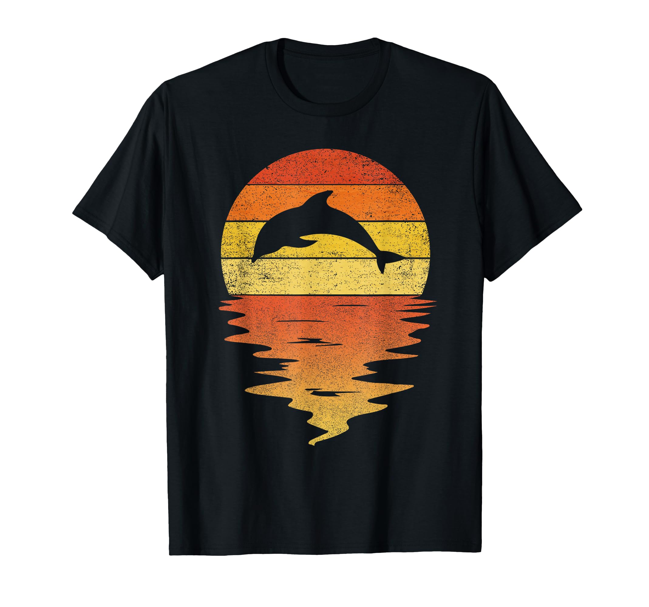 Dolphin 70S Sunset Dolphin Zookeeper T-Shirt - Aesthetic Graphic Unisex - T-Shirt, Sweatshirt, Hoodie