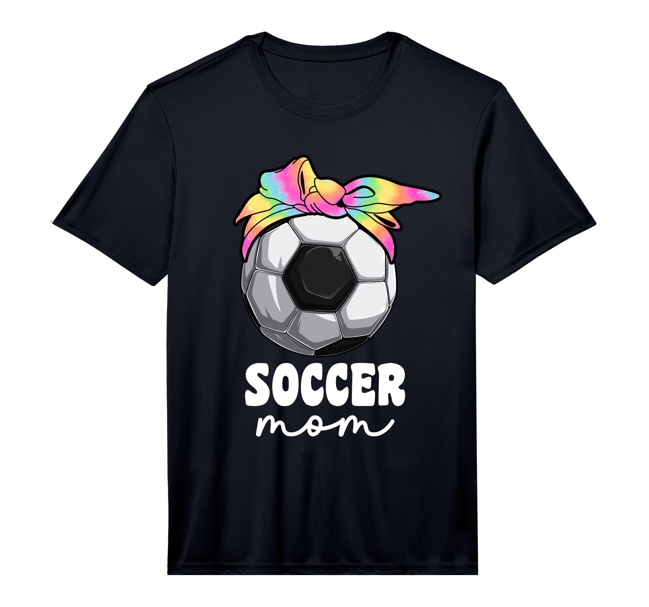 Proud Soccer Mom Mama Tie Dye Soccer T-Shirt - Casual Everyday Wear Unisex - T-Shirt, Sweatshirt, Hoodie