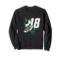18Th Birthday Soccer Player Sweatshirt - Streetwear Style for Adults - T-Shirt, Sweatshirt, Hoodie
