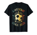 Awesome Since 2020 Soccer Birthday Team T-Shirt - Minimalist Print Unisex - T-Shirt, Sweatshirt, Hoodie