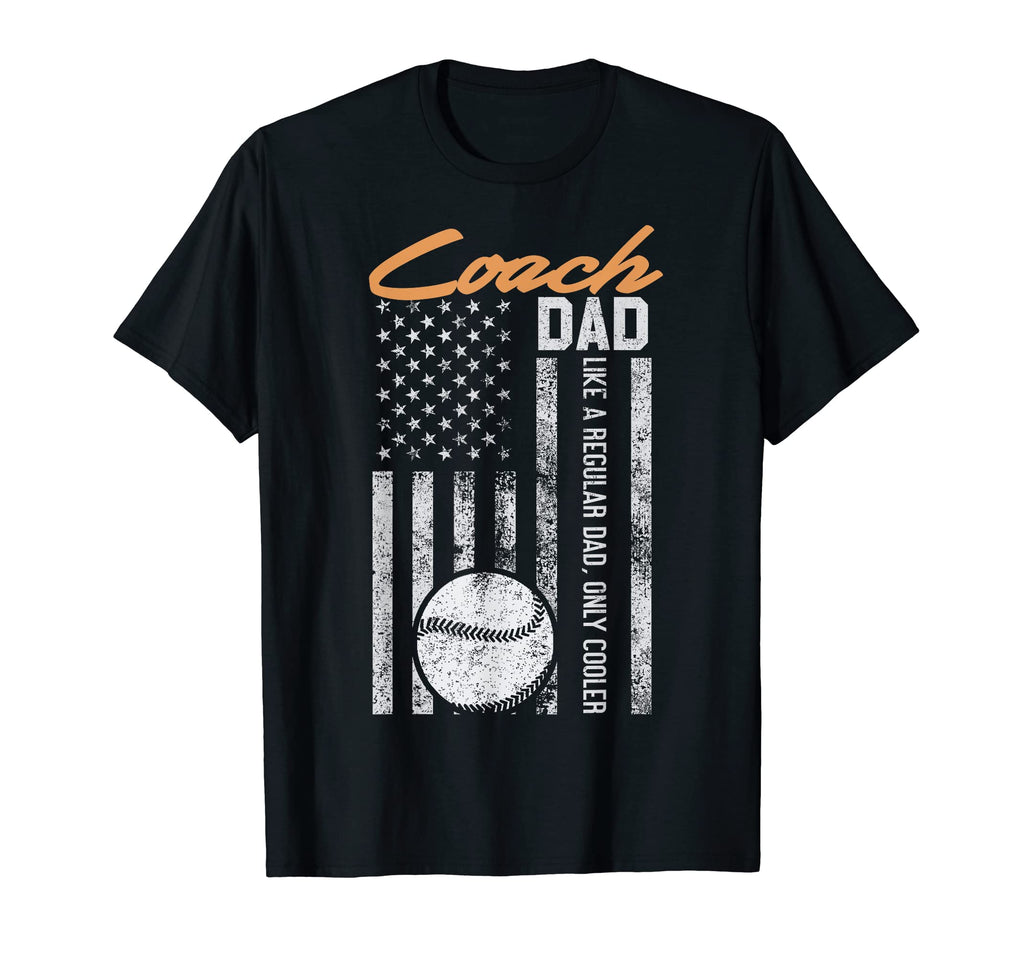 Baseball Coach Dad Like Normal Dad Only T-Shirt - Minimalist Print Unisex - T-Shirt, Sweatshirt, Hoodie