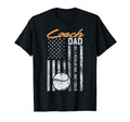 Baseball Coach Dad Like Normal Dad Only T-Shirt - Minimalist Print Unisex - T-Shirt, Sweatshirt, Hoodie