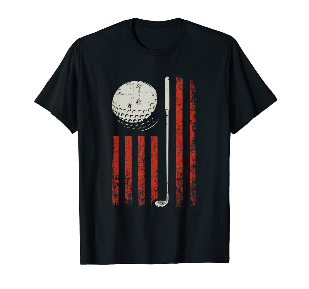 Funny 4Th July Dad Golf Usa Flag T-Shirt - Unique Graphic for Adults - T-Shirt, Sweatshirt, Hoodie