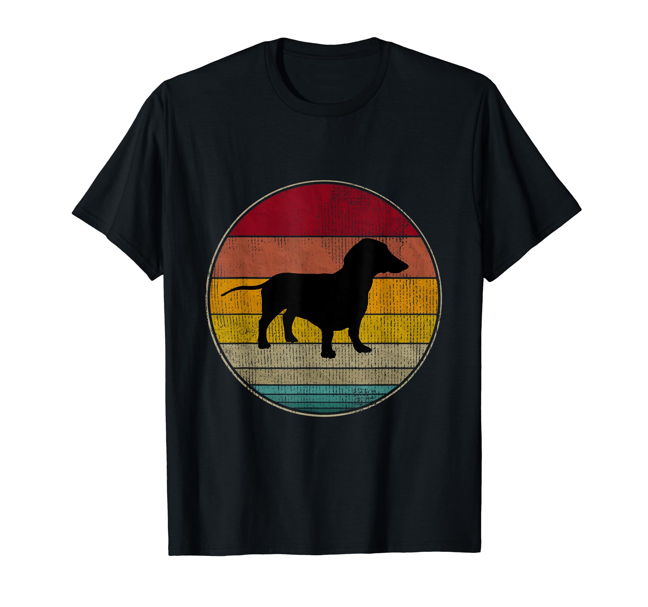 Dachshund Dog Silhouette Pet Lovers T-Shirt - Aesthetic Graphic Men Women - T-Shirt, Sweatshirt, Hoodie