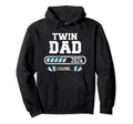 Twin Dad 2024 Loading Pregnancy Hoodie - Fun Novelty Design Men Women - T-Shirt, Sweatshirt, Hoodie