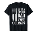 Usa Flag Just Proud Dad That Didnt T-Shirt - Trendy Graphic for Adults - T-Shirt, Sweatshirt, Hoodie
