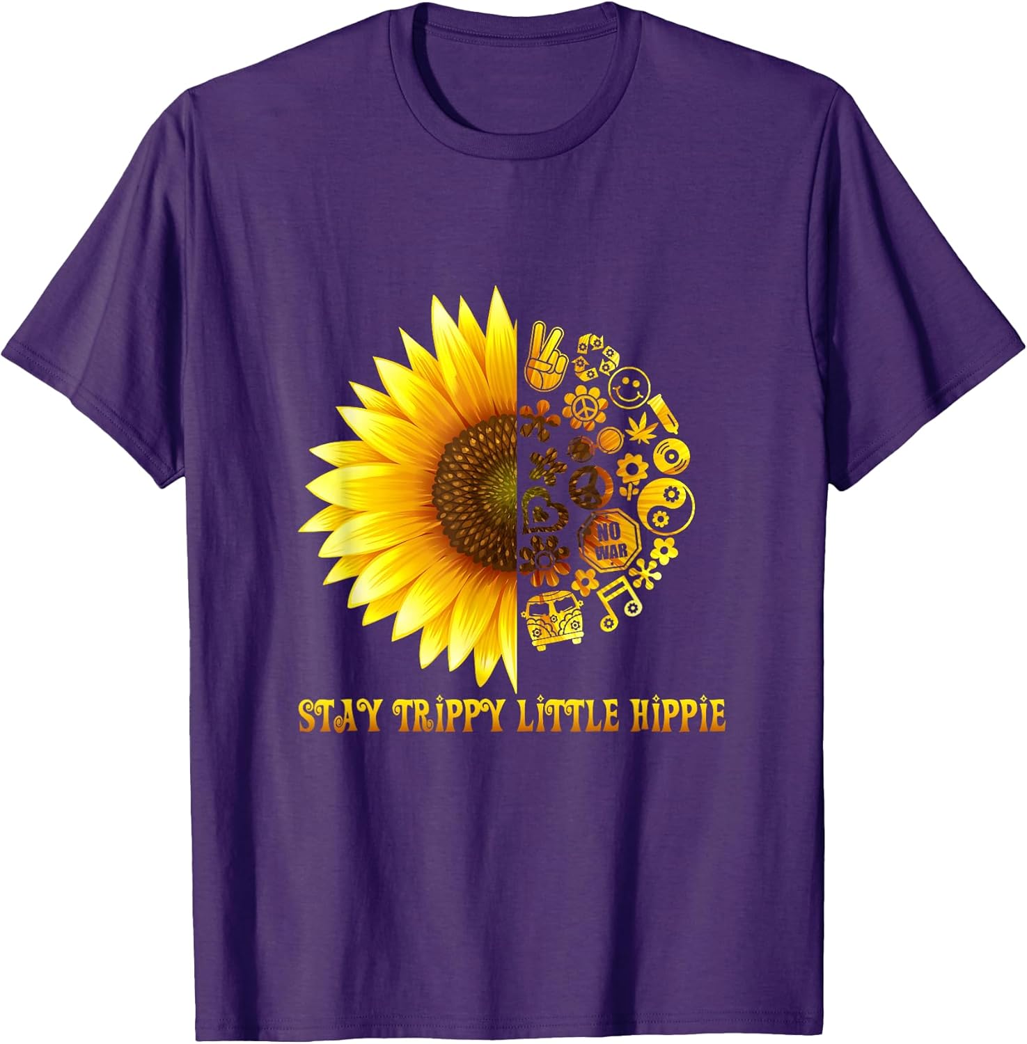 Stay Trippy Little Hippie - Adult & Kids T-Shirts, Sweatshirts & Hoodies apparel design preview 1