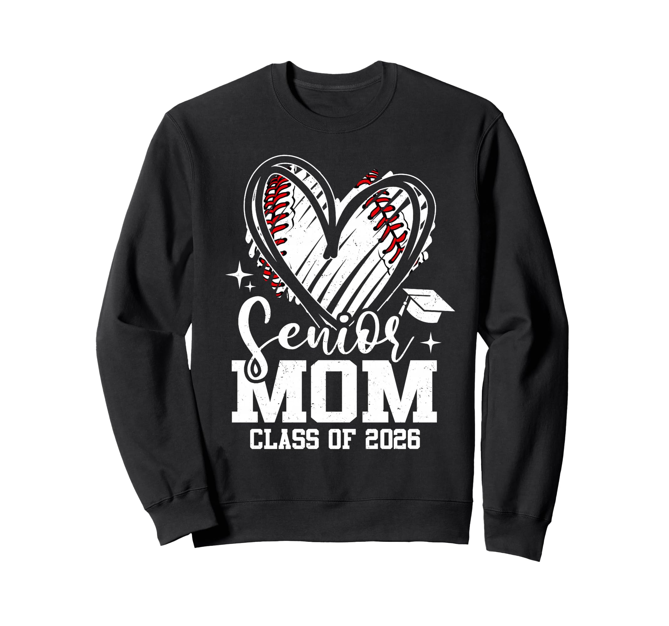 Proud Senior Mom Class 2026 Sweatshirt - Casual Everyday Wear for Adults - T-Shirt, Sweatshirt, Hoodie